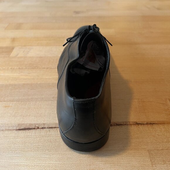 Men's GUCCI Cap Toe Black Leather Oxford - Size 9 - Picture 10 of 12